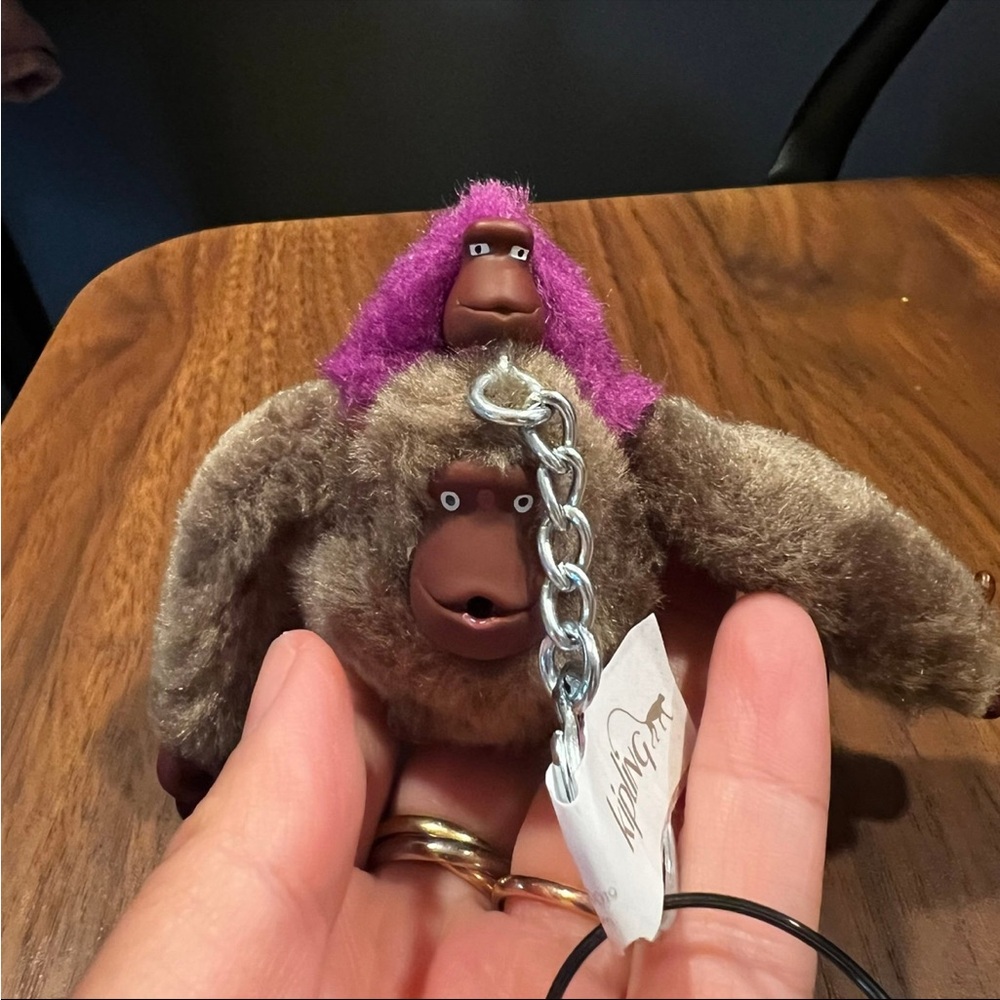 Kipling monkey keychain mommy and me NWT